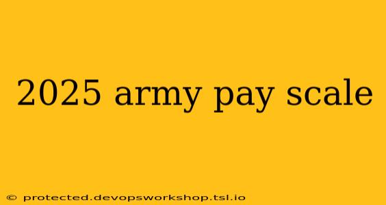 2025 army pay scale