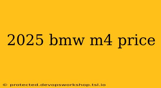 2025 bmw m4 price