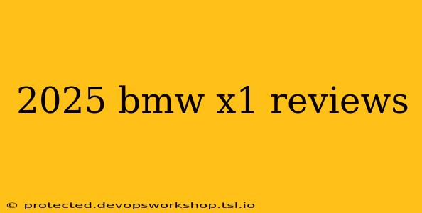 2025 bmw x1 reviews