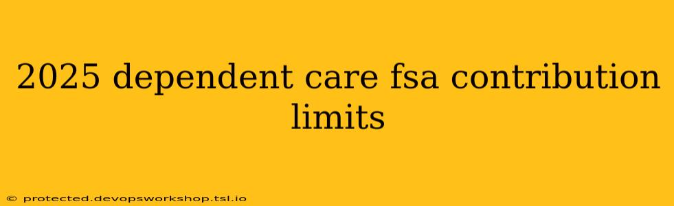 2025 dependent care fsa contribution limits