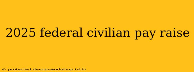 2025 federal civilian pay raise