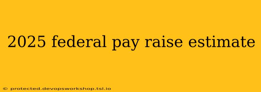 2025 federal pay raise estimate