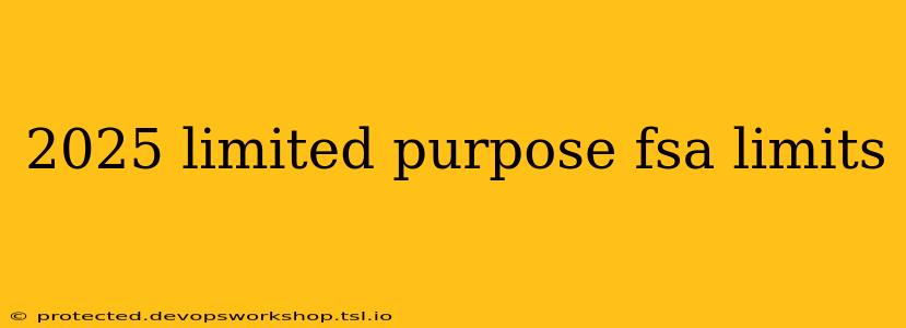 2025 limited purpose fsa limits