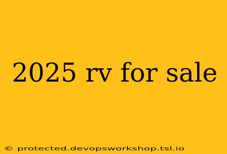 2025 rv for sale