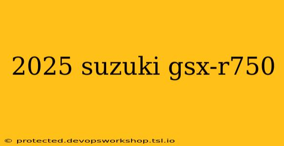 2025 suzuki gsx-r750