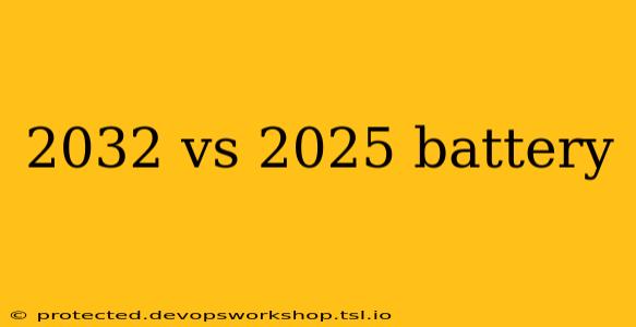 2032 vs 2025 battery