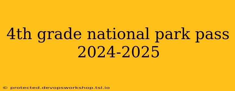 4th grade national park pass 2024-2025