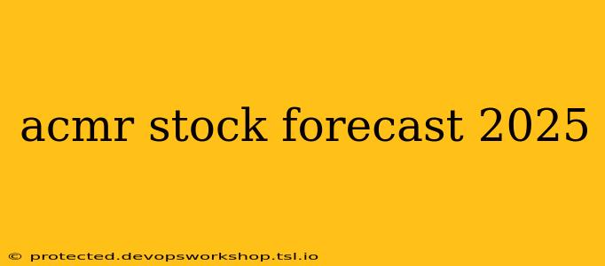 acmr stock forecast 2025