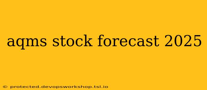 aqms stock forecast 2025