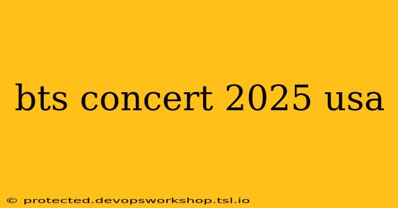 bts concert 2025 usa