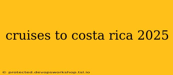 cruises to costa rica 2025