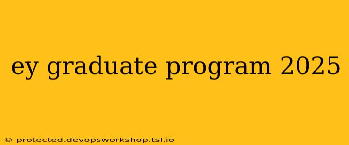 ey graduate program 2025