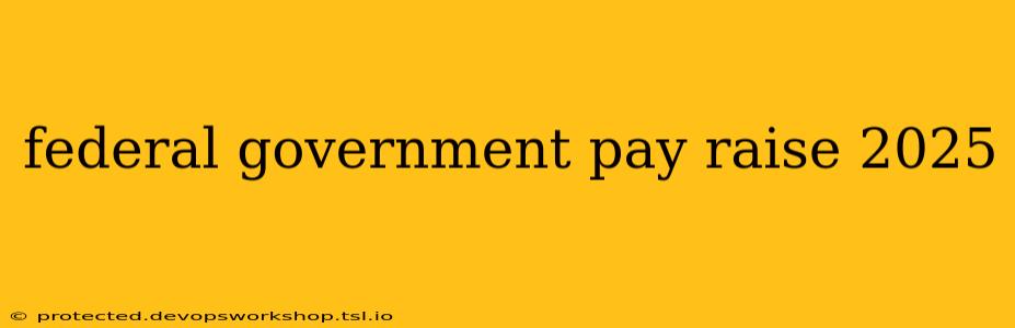 federal government pay raise 2025