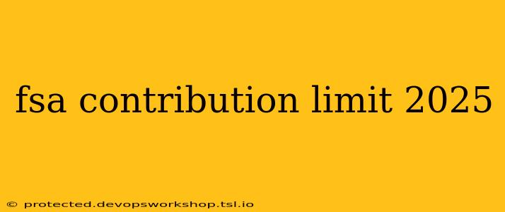 fsa contribution limit 2025