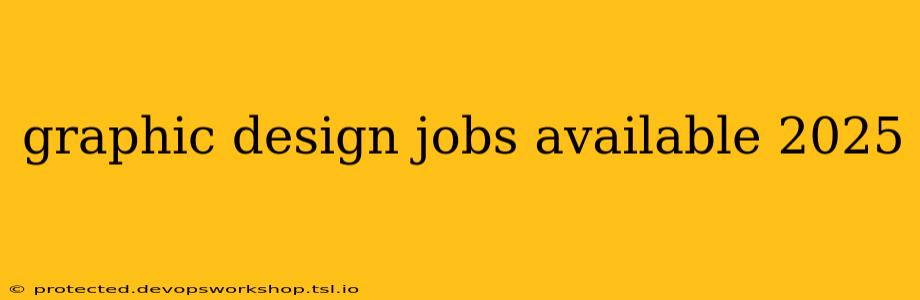 graphic design jobs available 2025