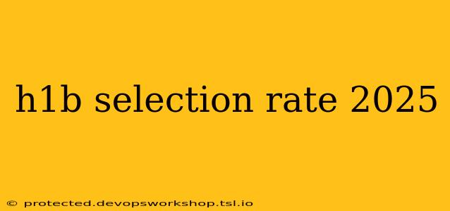 h1b selection rate 2025