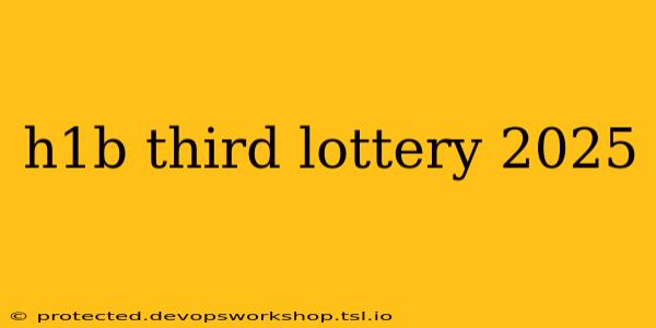 h1b third lottery 2025