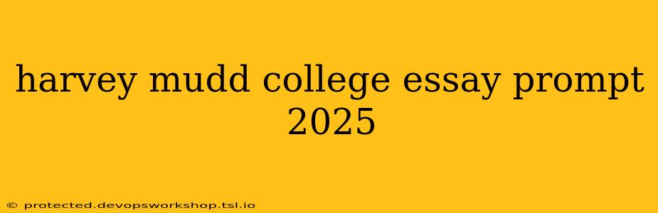 harvey mudd college essay prompt 2025