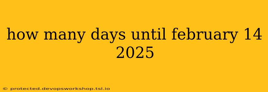 how many days until february 14 2025