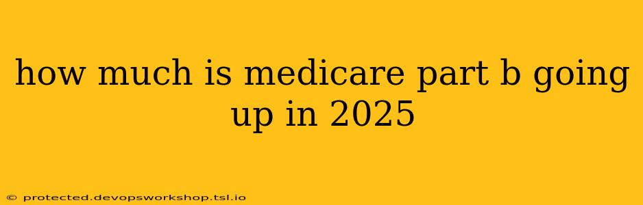 how much is medicare part b going up in 2025