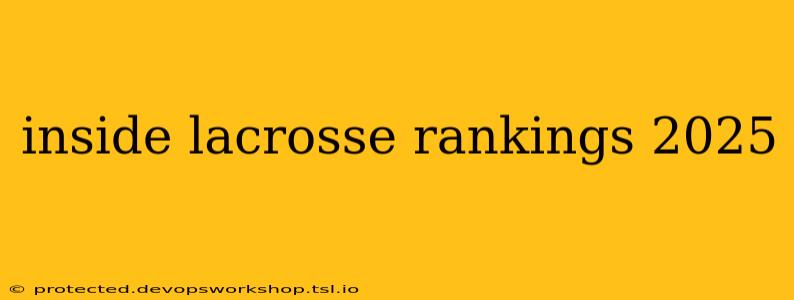 inside lacrosse rankings 2025