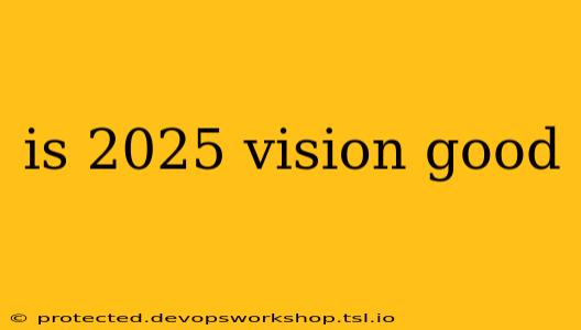 is 2025 vision good