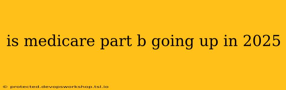 is medicare part b going up in 2025