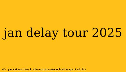 jan delay tour 2025