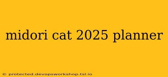 midori cat 2025 planner