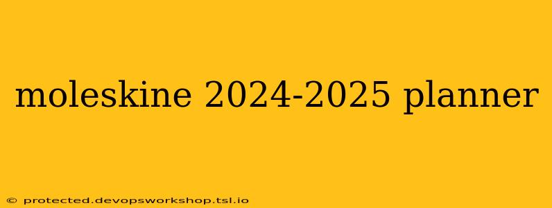 moleskine 2024-2025 planner