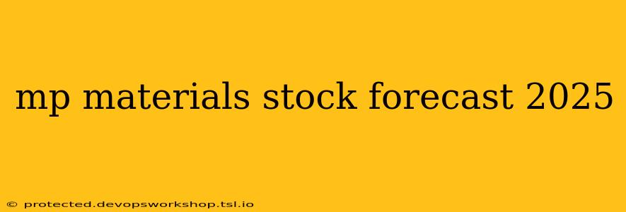 mp materials stock forecast 2025