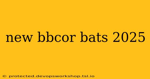 new bbcor bats 2025