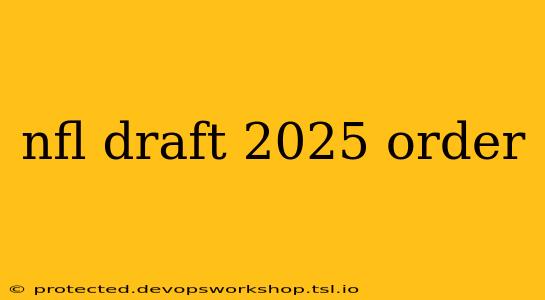 nfl draft 2025 order