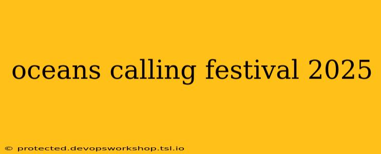 oceans calling festival 2025