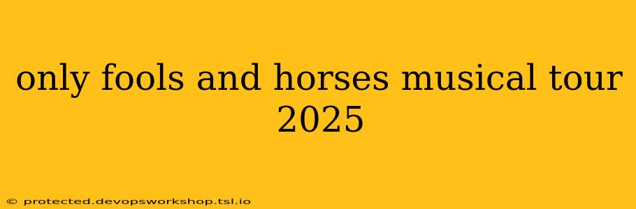 only fools and horses musical tour 2025