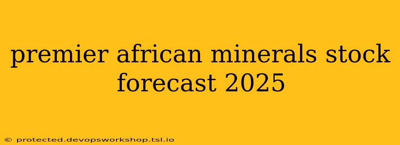 premier african minerals stock forecast 2025