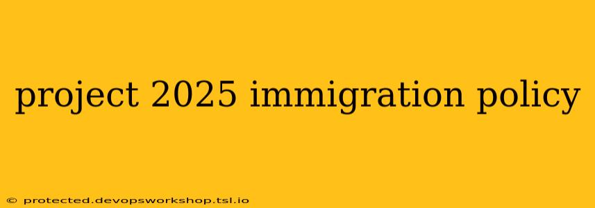 project 2025 immigration policy