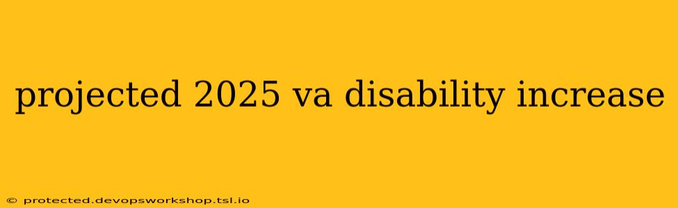 projected 2025 va disability increase