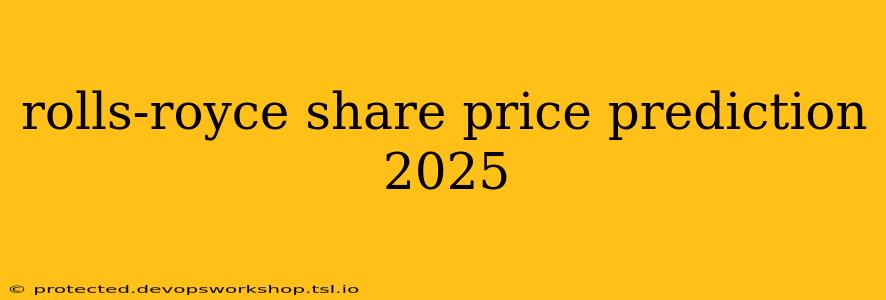 rolls-royce share price prediction 2025