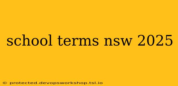 school terms nsw 2025