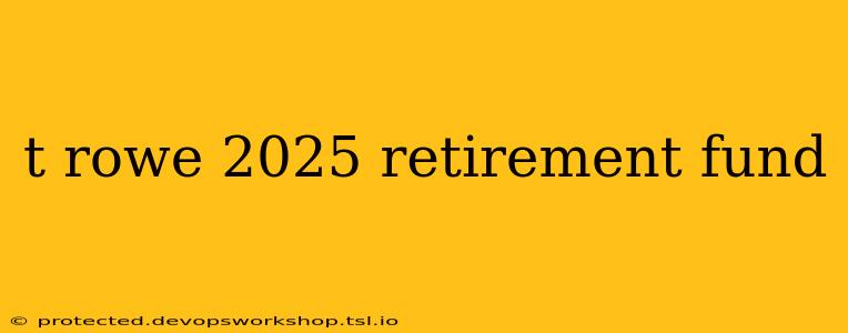 t rowe 2025 retirement fund