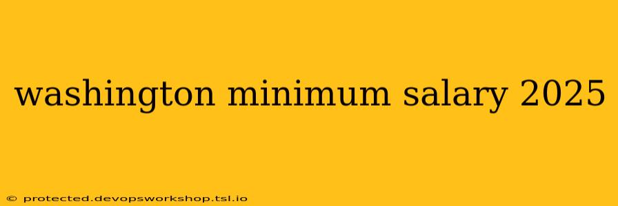 washington minimum salary 2025