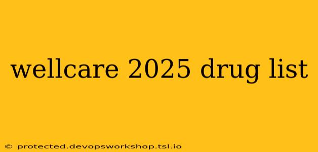 wellcare 2025 drug list