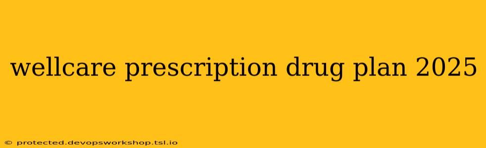 wellcare prescription drug plan 2025