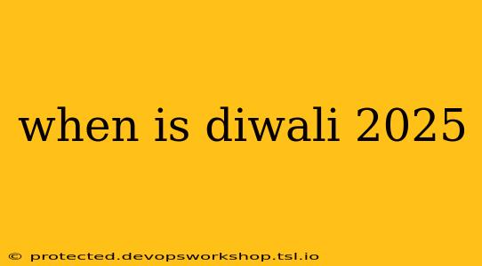 when is diwali 2025