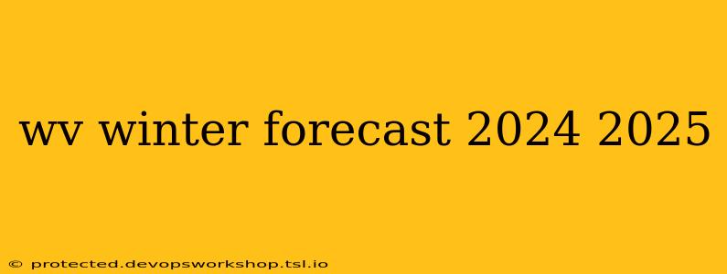 wv winter forecast 2024 2025